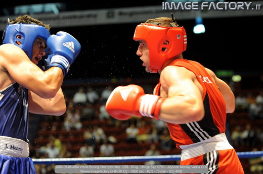 2009-09-06 AIBA World Boxing Championship 1269 - 81kg - Hrvoje Sep CRO - Jeysson Monroy Varela COL